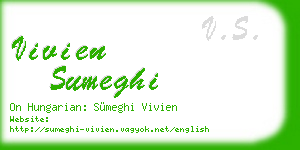 vivien sumeghi business card